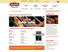 Tablet Screenshot of dst.johnsonville.com