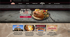 Desktop Screenshot of johnsonville.com